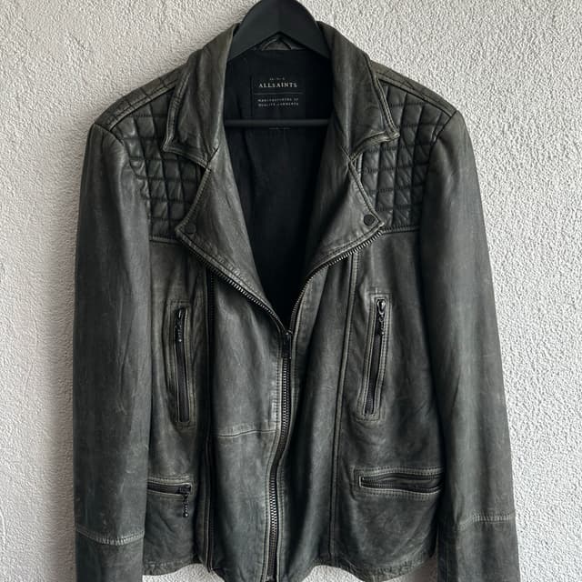 Vintage All Saints Biker Deri Ceket