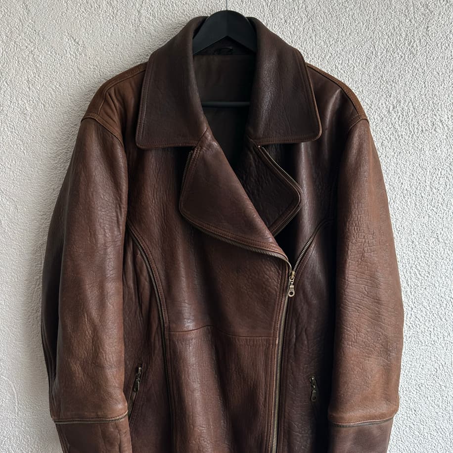 Vintage Biker Deri Ceket