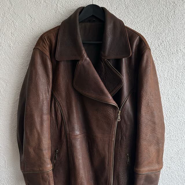 Vintage Biker Deri Ceket