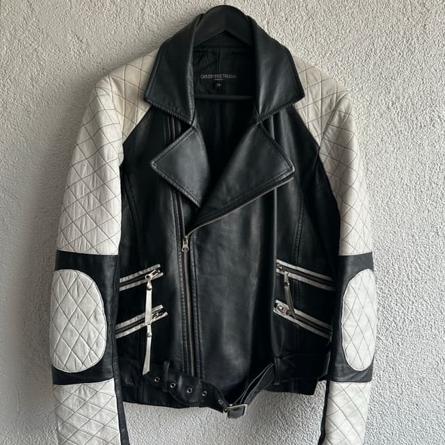 Vintage Biker Deri Ceket