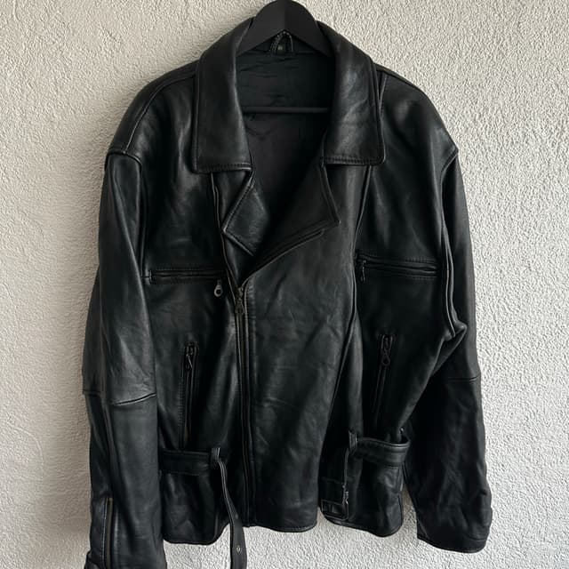 Vintage Biker Deri Ceket