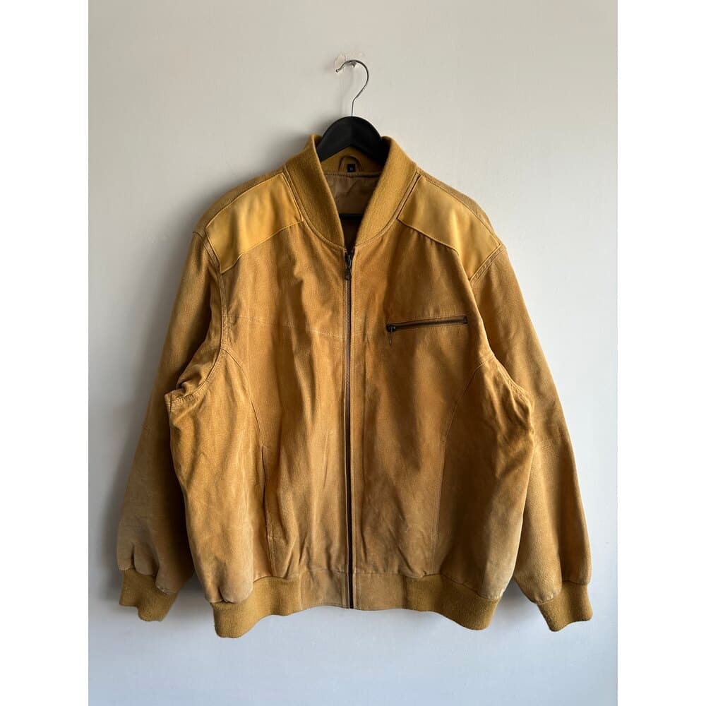 Vintage Bomber Deri Ceket