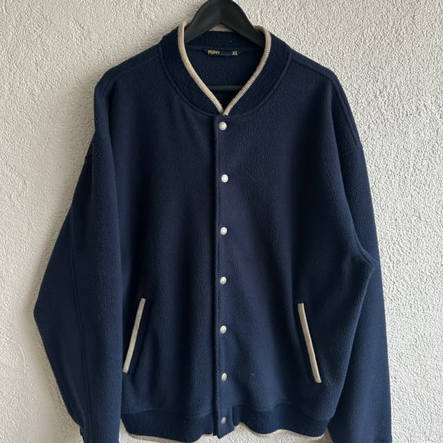 Vintage Polar Kolej Ceketi