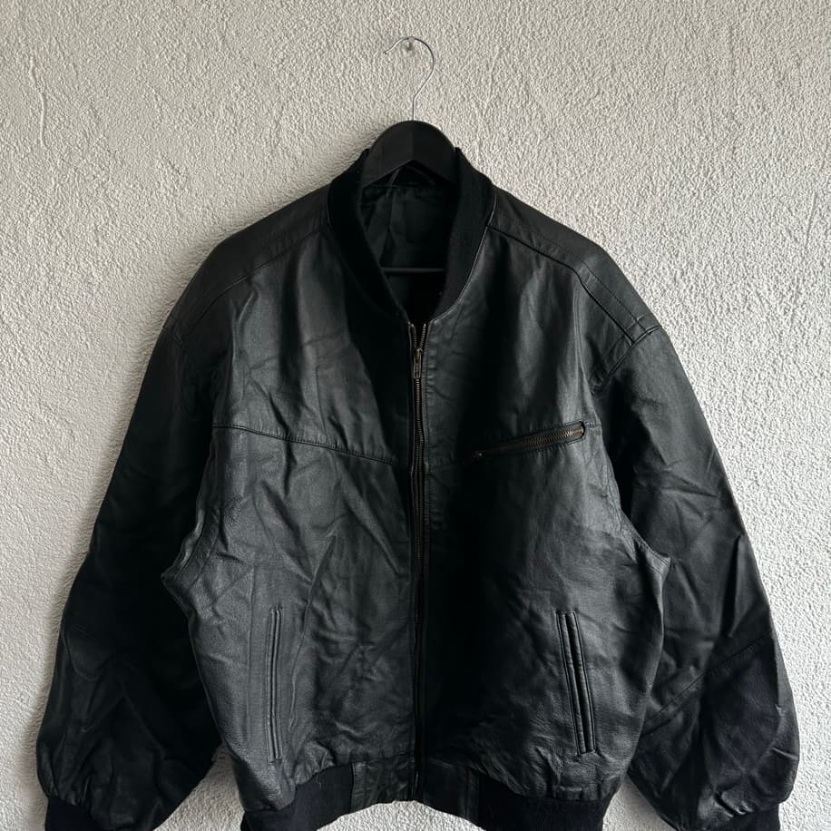 Vintage Bomber Deri Ceket