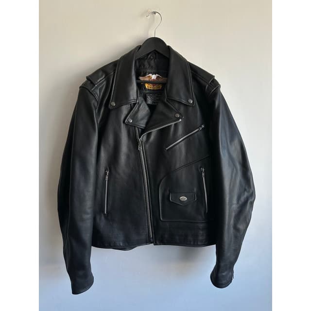 Vintage Harley Davidson Deri Ceket