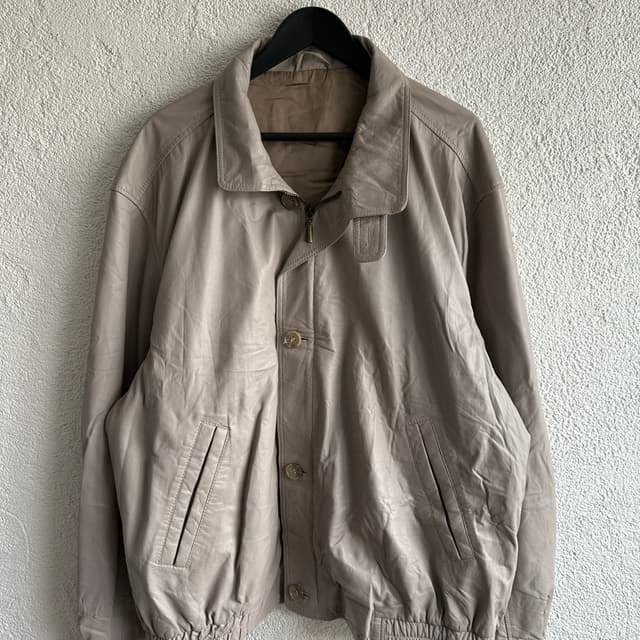 Vintage Bomber Deri Ceket