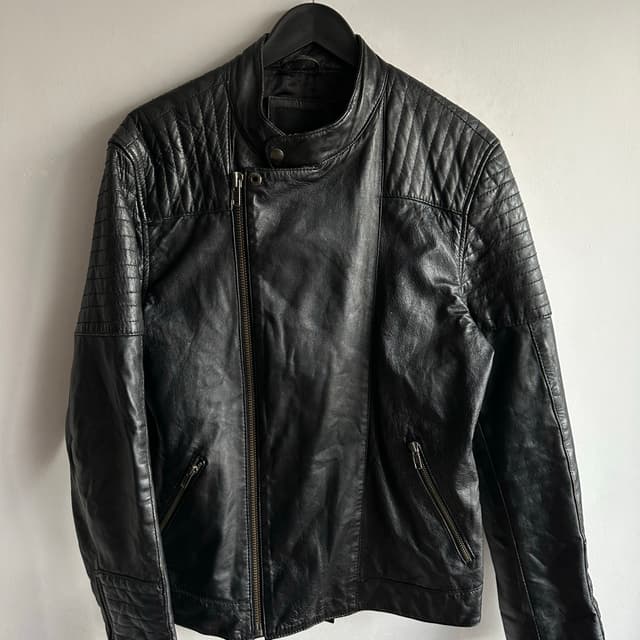 Vintage Biker Deri Ceket