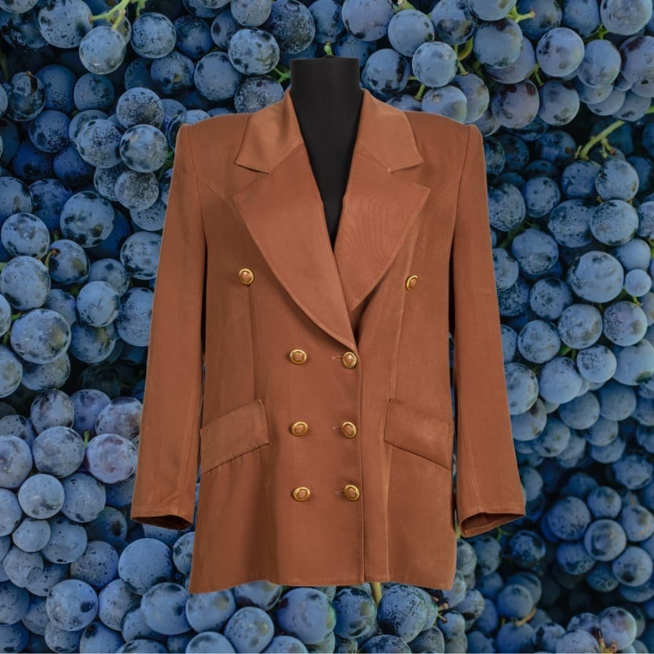 TABA RENGİ GOLD DÜĞMELİ CEKET