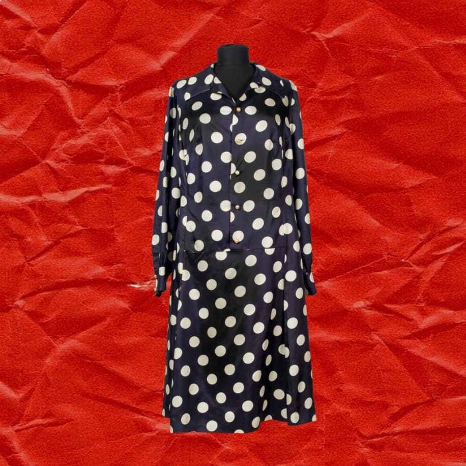 TERZİ DİKİMİ PUANTİYELİ ELBİSE