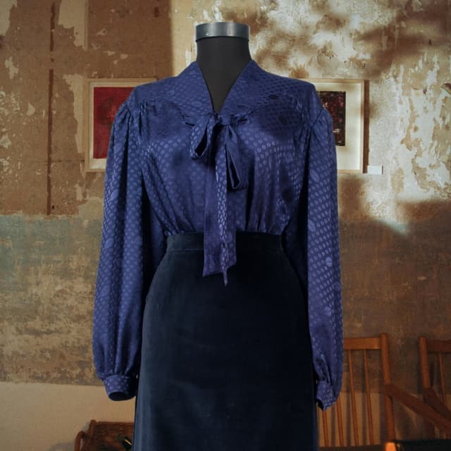 KAHVE ÇEKİRDEĞİ DESENLİ GÖMLEK