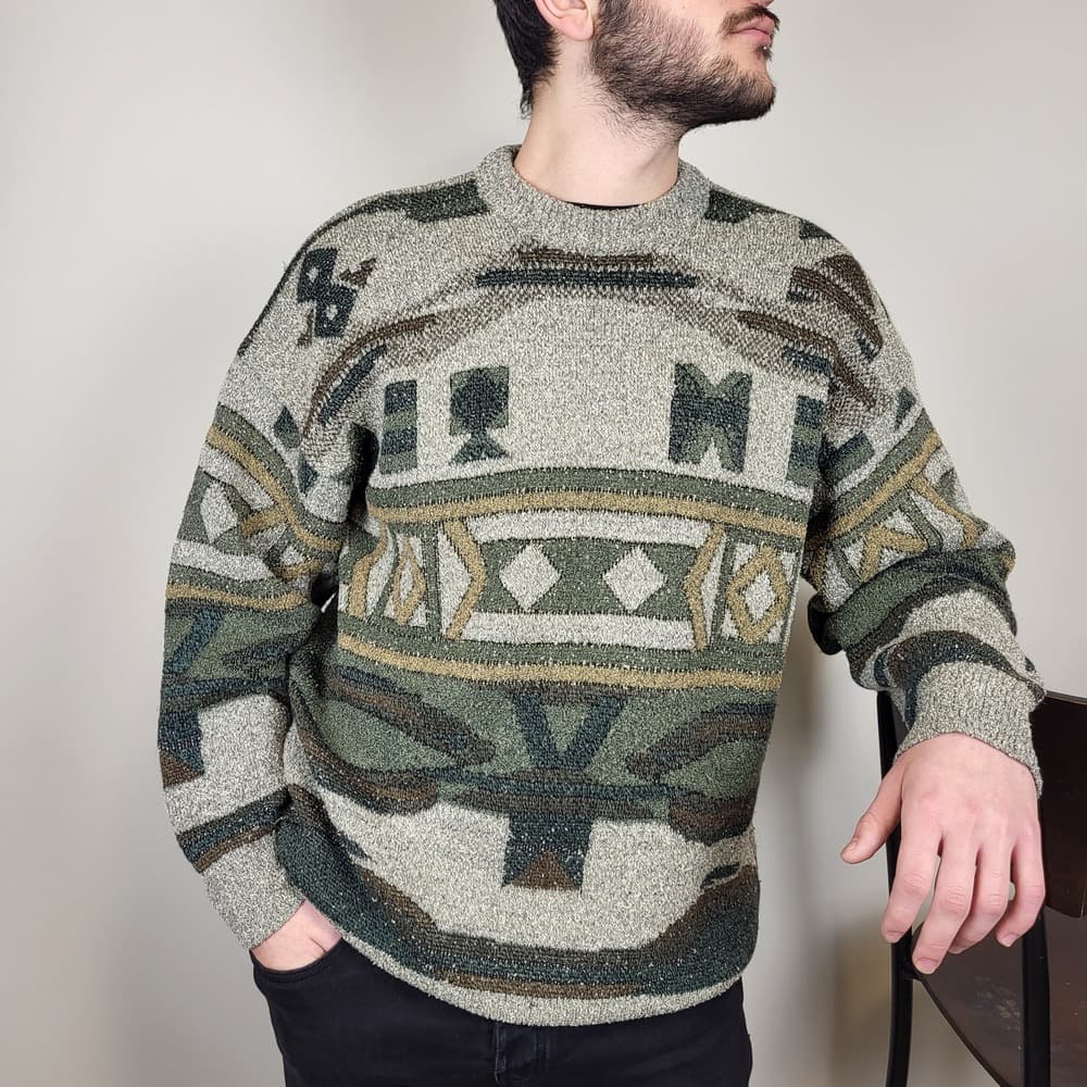 Desenli Vintage Kazak