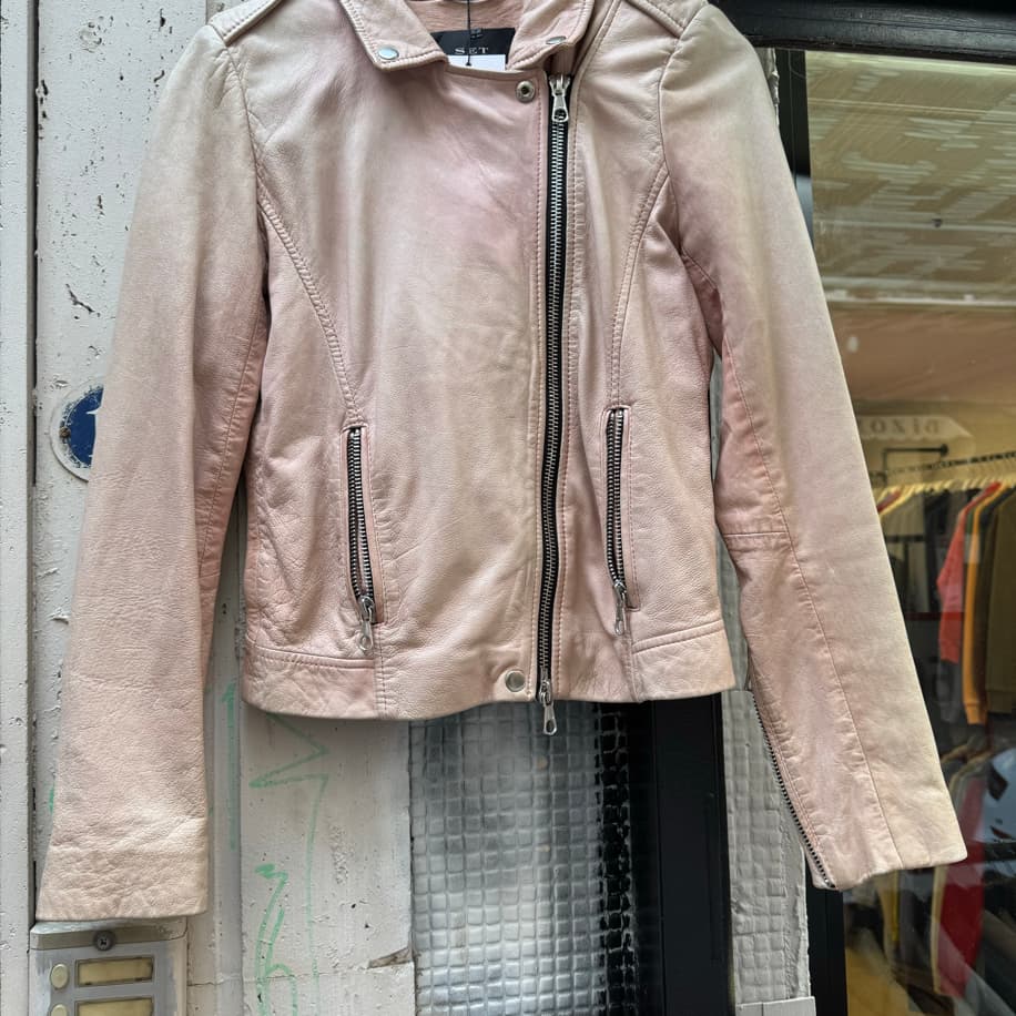 Vintage Kadın Deri Ceket M